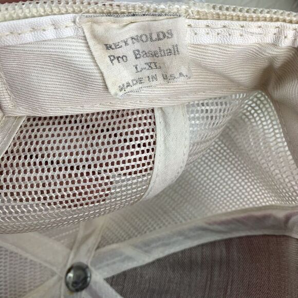 Vtg NW Trucker Hat L/XL Red Trucker Mesh Back Cap Embroidered Made USA READ - Picture 7 of 7